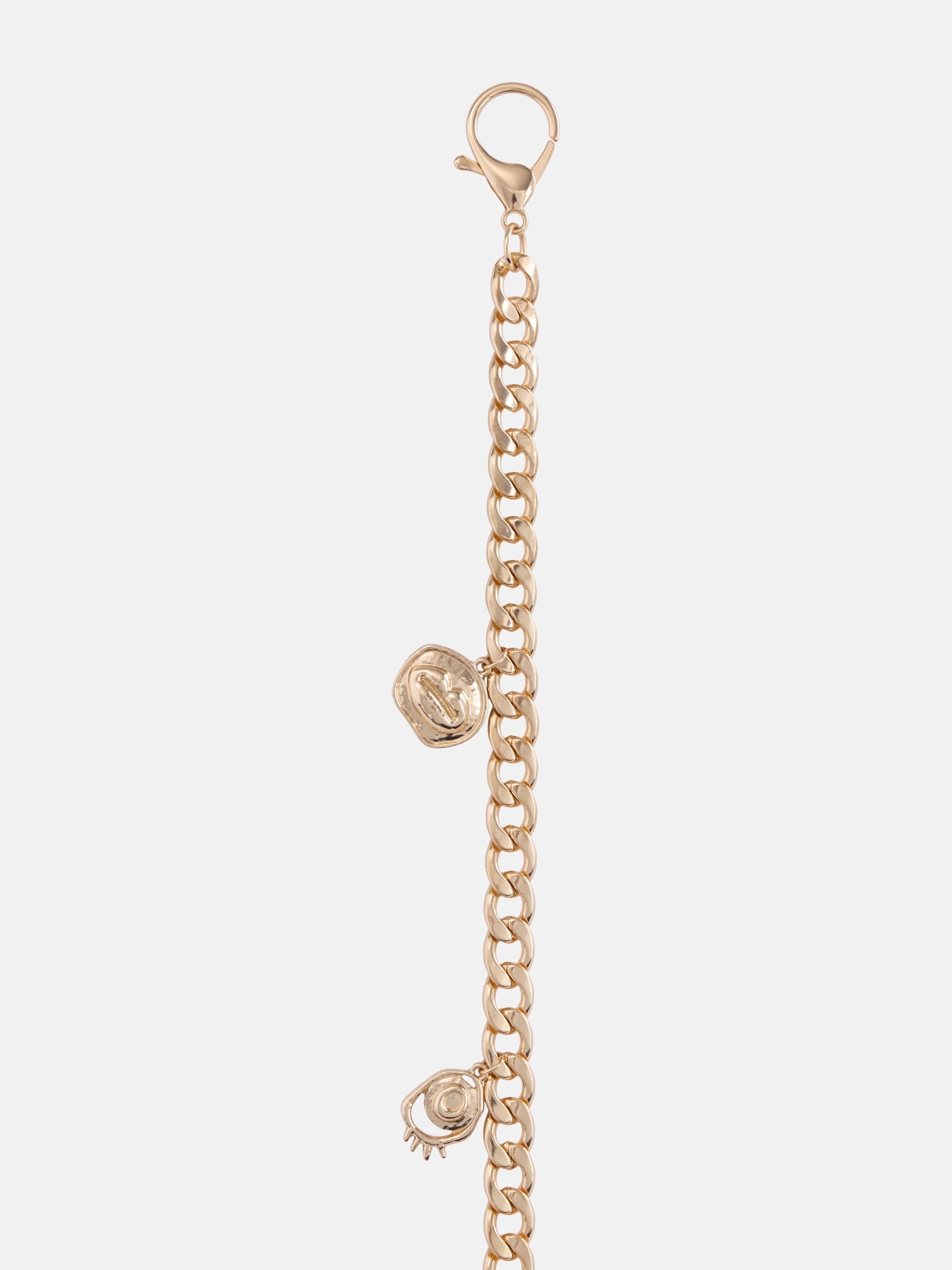 Devil Wears Prada Scoop Collection Women's Gold-Tone Chain Charm Belt, Sizes S-3XL