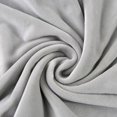 thumbnail image 4 of Ottoman Cover Square Velvet Ottoman Covers Protector for Footrest Foot Stool Furniture Stretch Comfortable with Elastic Bottom Small Light Grey, 4 of 6