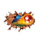 thumbnail image 4 of Sticker de Fútbol Mural Decorativo Deportivo Extraíble Impermeable Hecho de PVC para Paredes Y Ventanas Adecuado para Cumpleaños Habitación D, 4 of 8