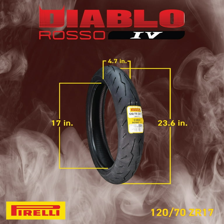 PIRELLI DIABLOROSSOⅢ 110/70R17 150/60R17 Pirelli Diablo Rosso III 110/70 ZR17 Front & 150/60 ZR17