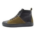 thumbnail image 2 of NEKTA /ke'nekt/ Men's High Top/Lace-up Fashion Sneakers Francis Olive/Black 9.5, 2 of 6