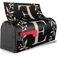 thumbnail image 3 of Classic Monogram Letter E Mailbox Cover Magnetic Standard Size Waterproof Letter Post Box Cover Wrap Oversize Decoration Welcome Home Garden Outdoor 21" Lx 18" W, 3 of 6