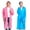 Blue+Pink-Adult, variant on Rain Ponchos for Adults Kids Reusable 1/2Pcs Raincoats Emergency for Women Men with Hood and Drawstring