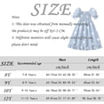 thumbnail image 4 of Baby Girl Dress Summer Short Sleeve Dot Prints Casual Dress Princess Dress Party Kids Sundress,Size 7 Years-8 Years, 4 of 6