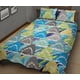 thumbnail image 2 of Juego de cama edredón con estampado de cabeza de tiburón, 2 of 5