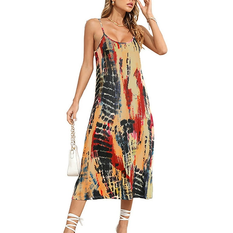 TBKOMH Women's Summer Casual Dress, 2023 Spring and Summer Casual