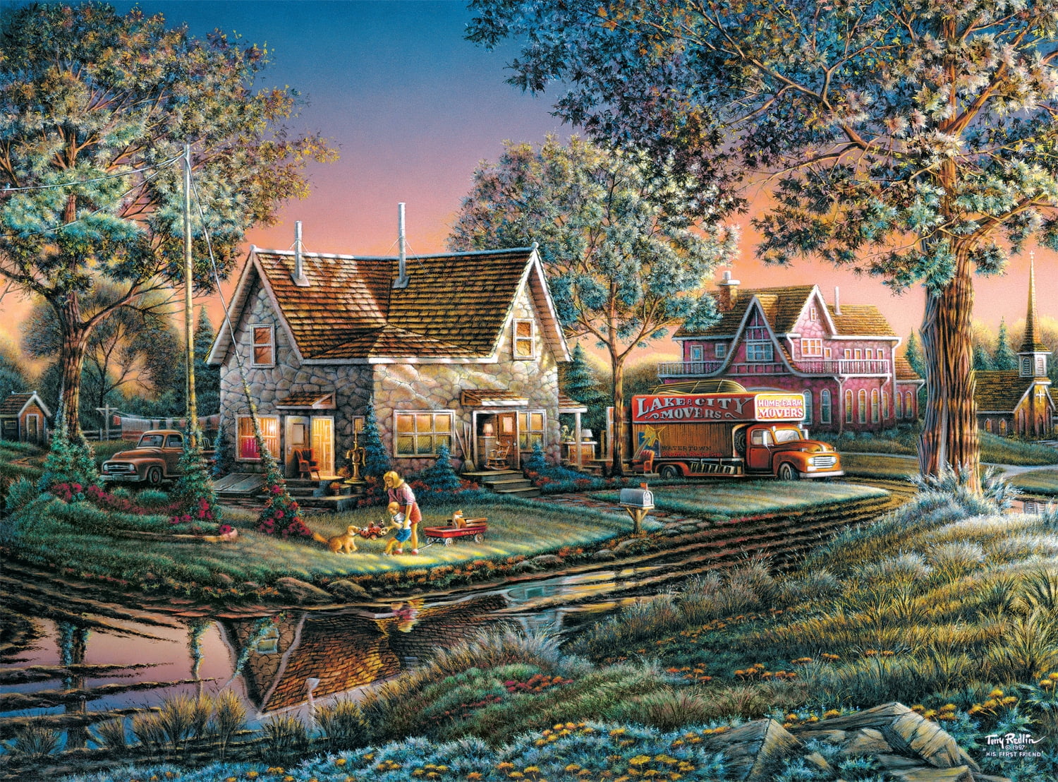 Buffalo Games 1000-Piece Terry Redlin His First Friend - An American Portrait Jigsaw Puzzle