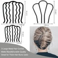 thumbnail image 2 of RUseeN 7 Pcs Metal Hair Side Combs Hair Fork Clip Teeth Hair Pin Stick for Updo Bun, U Shape Hair Combs for Vintage Hairstyle Hair Accessories, Thick and Fine Hair Combination, 2 of 7