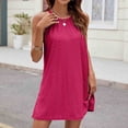 thumbnail image 5 of Baikeli Cheap Summer Dresses for Women 2024 Women's Summer Fashion Casual Short Sleeve V-Neck Dress Womens Vacation Dresses, 5 of 7