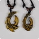 thumbnail image 1 of Fish Hooks 01 Resin Carving Pendant Necklace Amulet Lucky Gift Tribal Fashion Jewelry, 1 of 5