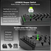 AULA F75 - 75% Mechanical Keyboard,Hot Swappable Custom Gaming Keyboard with Knob,BT5.0/2.4GHz/USB-C,RGB Backlit,Pre-lubed Switches,Double Shot PBT Keycaps,Creamy Mechanical Gaming Keyboards