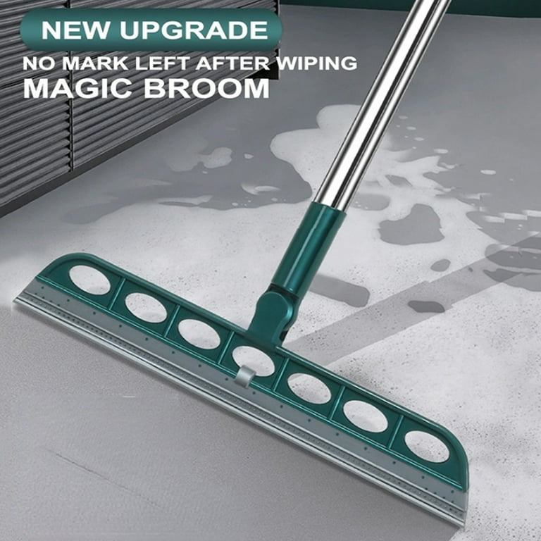 Magic Broom Sweeper Silicone Squeegee Mop Bathroom Water Scraper  Multi-Purpose Window Wiper Floor Brush With Spare 3 Squeegee - AliExpress
