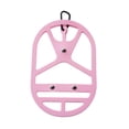 thumbnail image 2 of Cesta con Clip para calzado, soporte para zapatos para mochila, estante, cubierta de silicona para zapatos que ahorra espacio para actividades al aire Rosa, 2 of 8