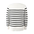 thumbnail image 2 of Vedolay Fall Sweaters for Women 2023 Casual Pullover Sweaters V Neck Long Sleeve Knit Tops,White M, 2 of 4