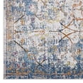 thumbnail image 3 of Modway Minu 94.5x122" Floral Lattice Area Rug in Light Blue/Yellow/Orange, 3 of 4