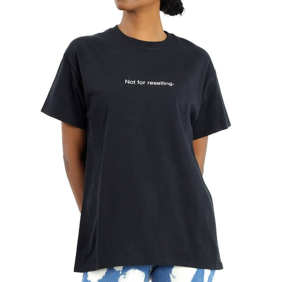 F.A.M.T. Black "Not For Reselling" T-Shirt, Size Medium