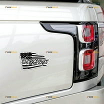 American USA Flag We The People Quote Car Magnet Black WhiteMagnetic Sticker Decal - 2 Pack Glossy 4" - for Truck Door Fridge Reusable Waterproof