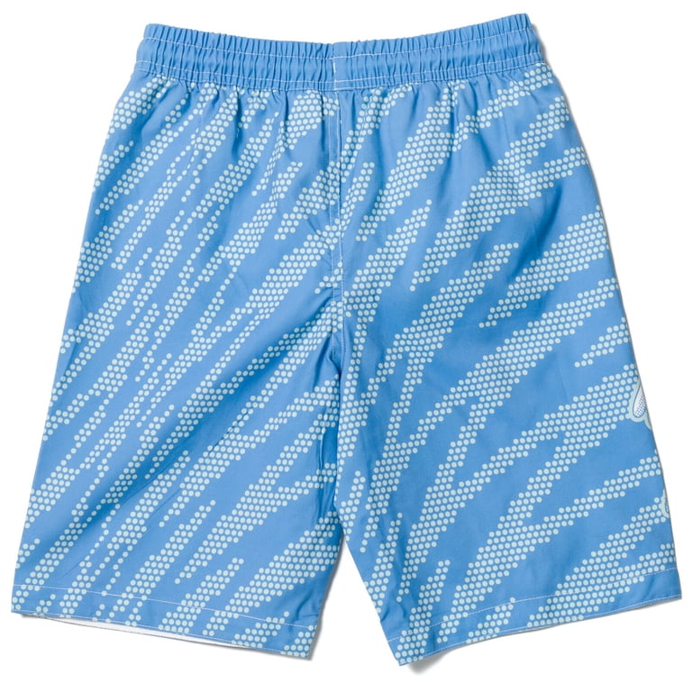 Sonic The Hedgehog Boys 2-Piece Swim Set | Blue Swim Trunks And Rash Guard Size 8