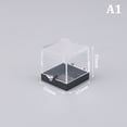 thumbnail image 1 of 1-Piece Clear Acrylic Mini Cube Display Case with Lid for Gems, Coins, Specimens, 1 of 7