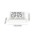 thumbnail image 3 of Counter Organizers Multi Function Digital LCD Large Screen Weather Clock Indoor Temperature And Humidity Meter With Alarm Clock Weekly Calendar Weather Forecasts, 3 of 7