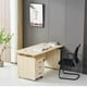thumbnail image 5 of Reception Salon Office Desks Drawers Corner Writing Storage Office Desks Conference Scrivania Cameretta Modern Furniture My Lux Decor Round, 5 of 8