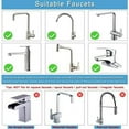 thumbnail image 5 of Splash Guard, Water Saver for Kitchen Sink 360° Rotating Faucet Extender, 5 of 5