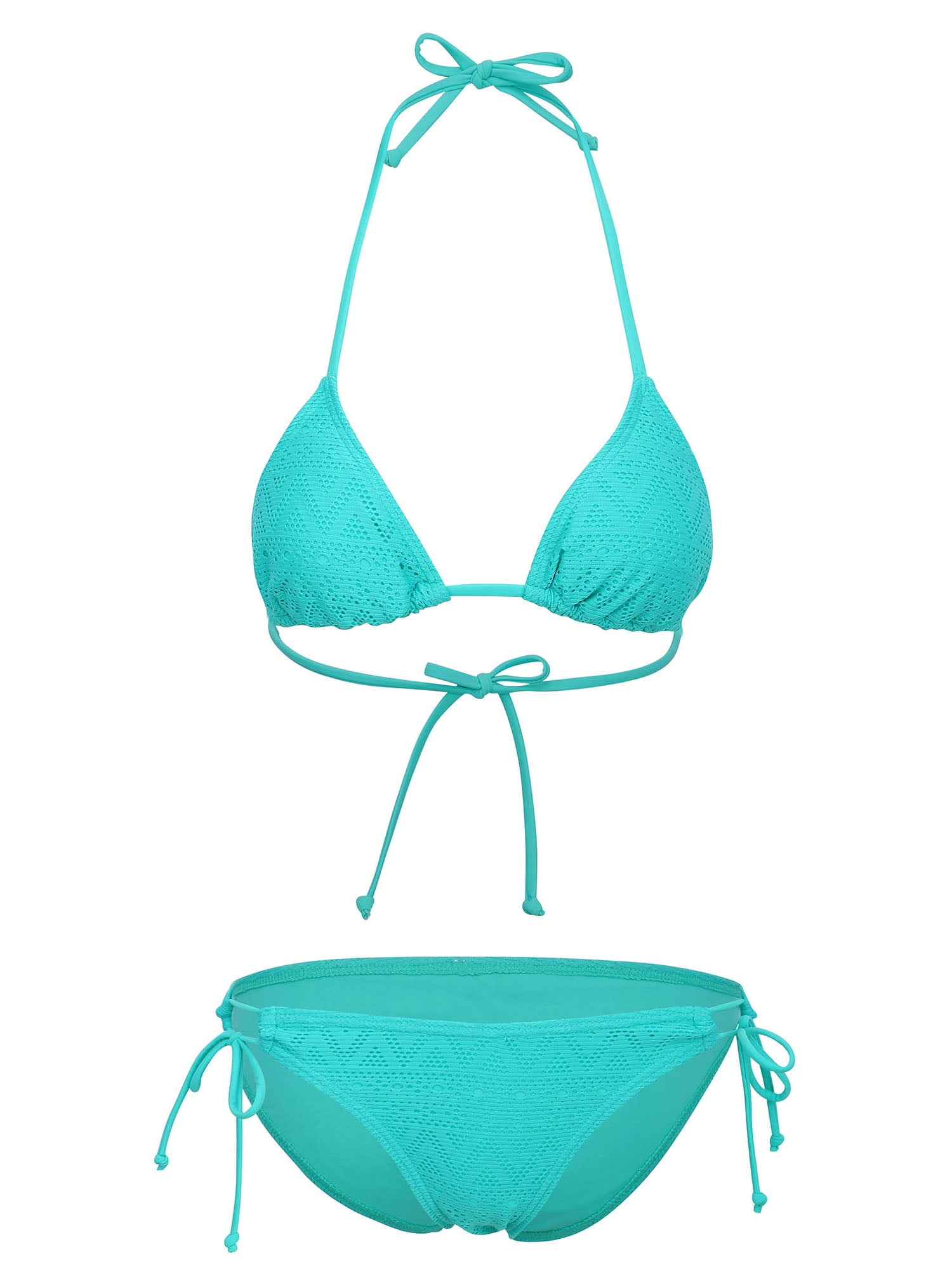 Bawdy Women's Tribal Mesh Triangle Bikini Set, Designed in