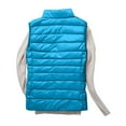 thumbnail image 4 of DBAIXID Women’s Packable Puffer Vest Sleeveless Lightweight Hooded Full Zip Warm Winter Puffy Vest Jacket Coat 2024 Blue 3XL, 4 of 4