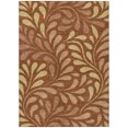 thumbnail image 2 of Addison Rugs Chantille Indoor/Outdoor Transitional Botanical Paprika Machine Washable Rectangle Rug, 9' x 12', 2 of 8