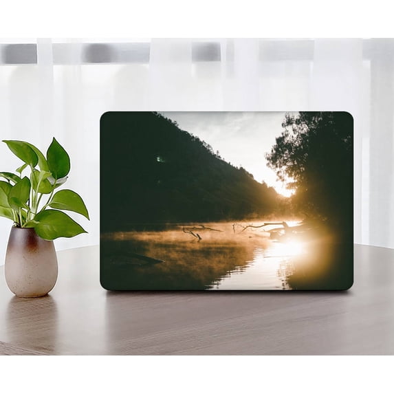 KSK KAISHEK Hard Shell Case Cover Only Compatible MacBook Air 13.6 inchs m2 2022.0 A2681 + Black Keyboard Cover, Blue series A 0331