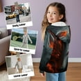 thumbnail image 7 of Chririnla Fluffy Hooded Pullover for Kids and Youth - Trendy Fall Jacket with Long Sleeve for Outdoor and Daily Wear, 7 of 7