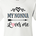thumbnail image 4 of Inktastic My Nonna Loves Me Girls Youth T-Shirt, 4 of 5
