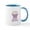 White/Blue Inside, variant on CafePress - HAPPY EASTER Mugs - 11 oz Ceramic Mug - Novelty Coffee Tea Cup