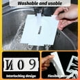 thumbnail image 4 of 40 Pieces Letter and Number Spray Paint Stencil 4 Inch Curb Stencil Kit Plastic Interlocking Stencils Reusable Alphabet Number Templates with 2 Rolls Masking Tapes for DIY Sign Address Painting, 4 of 7
