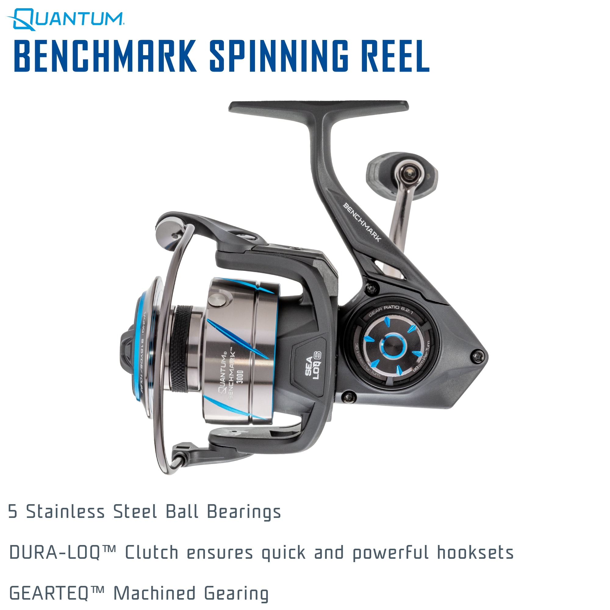 dk3000 5.2 1 spinning fishing reel 5.2:1 Gear Ratio 17.5 LB Max Drag Ultra Smooth Powerful Fishing Tackle Perfect For Ice Fishing : Daiwa BG3000 BG Spinning Reel