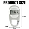thumbnail image 4 of Simple Pedometer | Pedometer Walking 3D Pedometer Clip, Daily Target Monitor, Pedometer Without App, 7 Day Memory Pedometer For Men Women Kids-Style259, 4 of 5