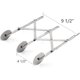 thumbnail image 2 of high quality 3 Wheel Stainless Steel Pastry Cutter, Expandable Pizza Slicer, Adjustable Roller Cookie Dough Cutter Divider, 2 of 5