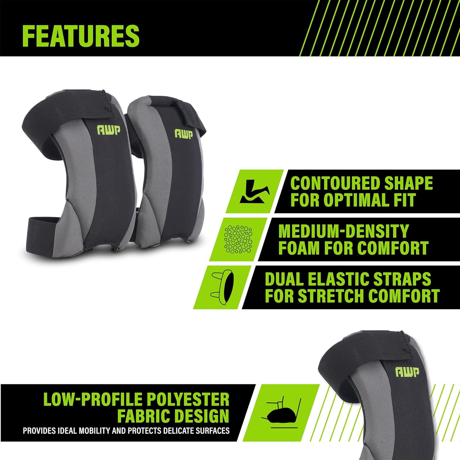 Big Time Products 100863 AWP Lowprofile Kneepads