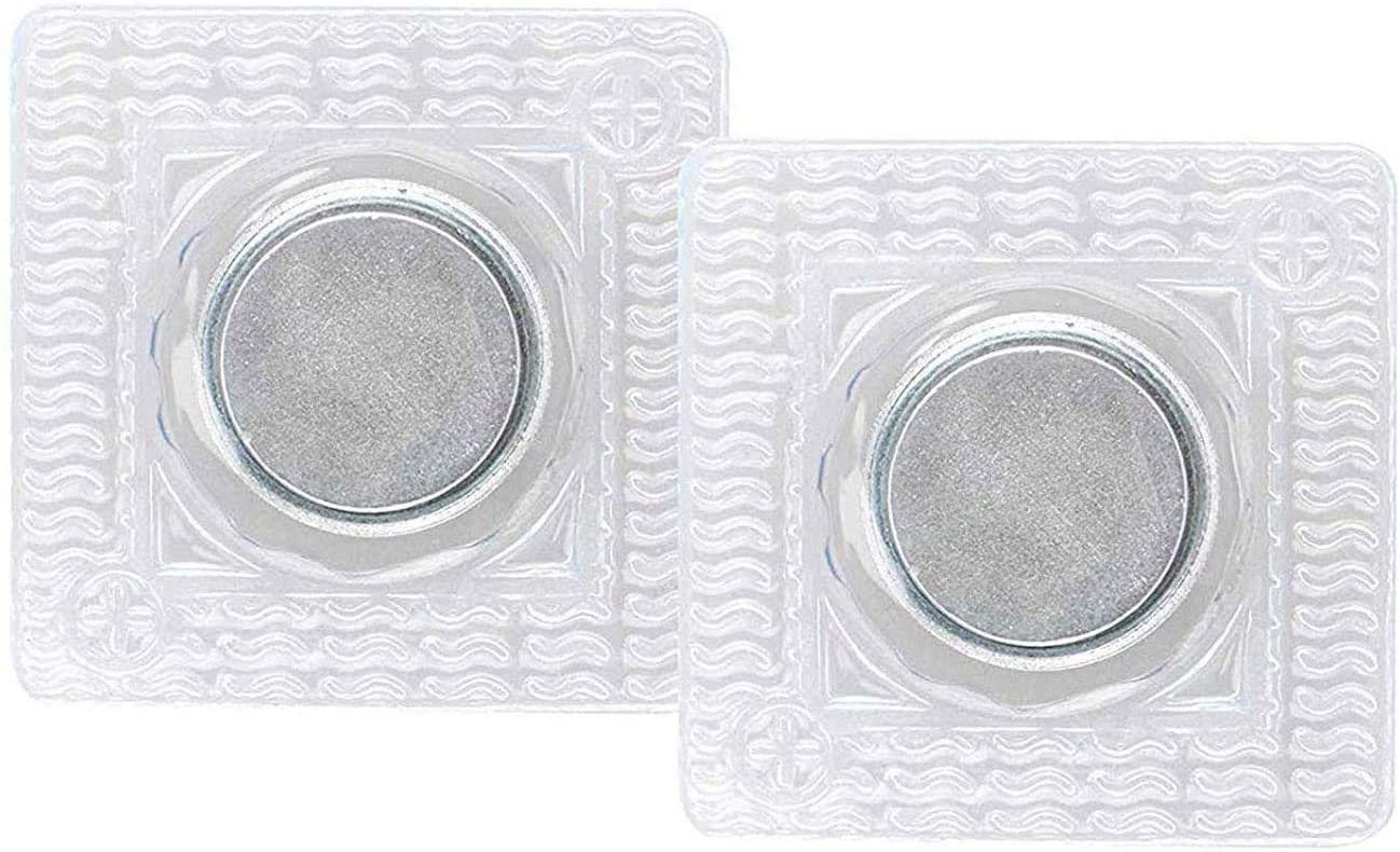 Bluemoona Magnetic Snap Buttons - 6 Sets Hidden Sew-in PVC Closures For Bags, Purses & Jackets