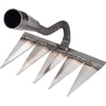 thumbnail image 1 of 1 cabezal de rastrillo de jardín, rastrillo manual de metal de 5 púas para jardinería, deshierbe y deshierbe. Sincero Electrónica, 1 of 5