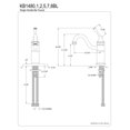 thumbnail image 2 of Kingston Brass Kb1485Bl Bar Faucet - 6 Inch Spout Reach - Oil Rubbed Bronze Finish, 2 of 2