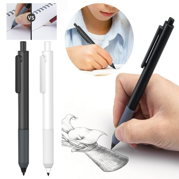 Fiudx Lápiz Metálico Sin Tinta, Sin Necesidad de Afilarlo Ni Rellenarlo, Escritura Fluida, Diseño Elegante y Sofisticado, Regalo Práctico para Estudiantes y Profesores, Cómodo para Dibujar, Juego de