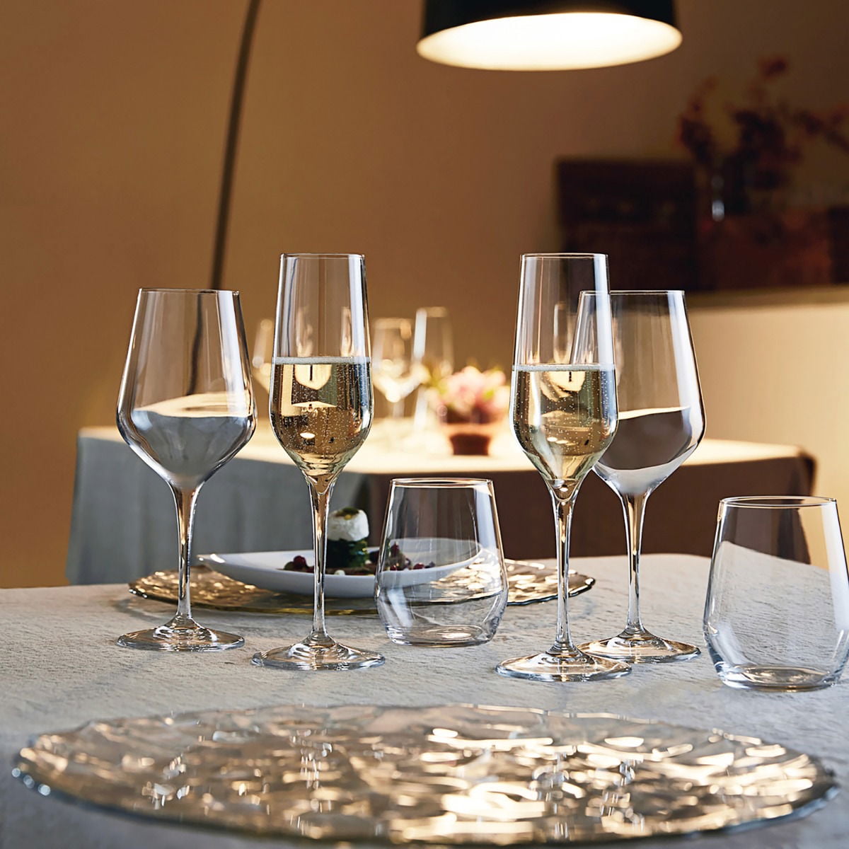 Bormioli Rocco Electra Flute Glasses (Set of 6) | 7.75oz