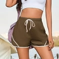 thumbnail image 6 of UAMVSH Running Shorts for Women Gym Yoga Athletic Track Shorts Soft Summer Elastic Waist Drawstring Jogging Training Shorts with Pockets, 6 of 7