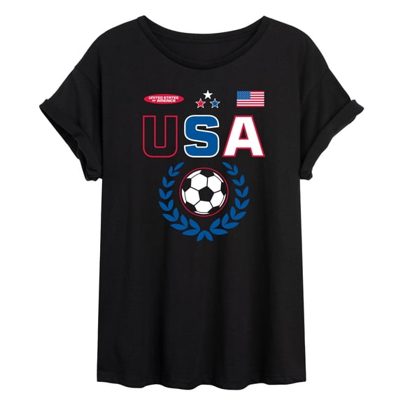 Instant Message - USA Soccer Jersey Relaxed Fit T-Shirt
