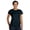 Black, variant on LAT La 3516 Ladies Long Length Tee