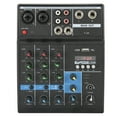 thumbnail image 3 of Mezclador De Audio De 4 Canales, Mezclador USB Compacto De 4 Canales Mezclador De DJ Digital Con Tarjeta De Sonido Para Escenario De Computadora En El Hogar, Plug And Play,, 3 of 7