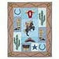 thumbnail image 2 of Patch Magic Cowgirl Cotton Crib Quilt, 2 of 2