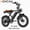 V60 PRO-Brown, variant on Movcan V60 Pro 20" Fat Tire Electric Bike, 1500W Motor, 48V 18.2Ah Battery, 33 MPH Top Speed, 80-Mile Range