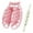 pink, variant on Lipstore 29 Wheel Fascia Muscle Relax Roller Massage Roller for Arm Golfer Elbow Calf orange